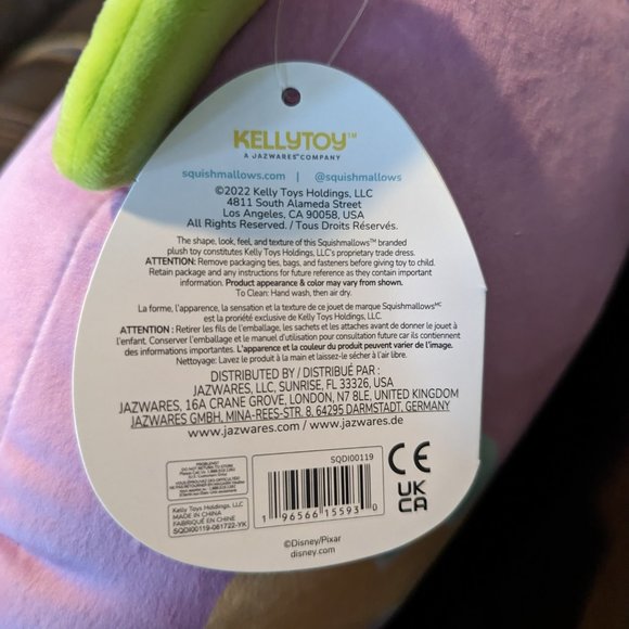 Easter Fun!  Special Squishmallow Disney Toy Story Alien with Bunny Ears - Picture 6 of 6